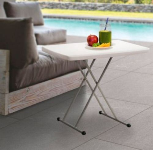 Dksa Mesa Plegable Regulable Ideal Casa Campo Playa Negocio