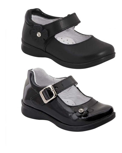 Kit Zapatos Niña Casual Elegantes Negros Vivis Kids 1115