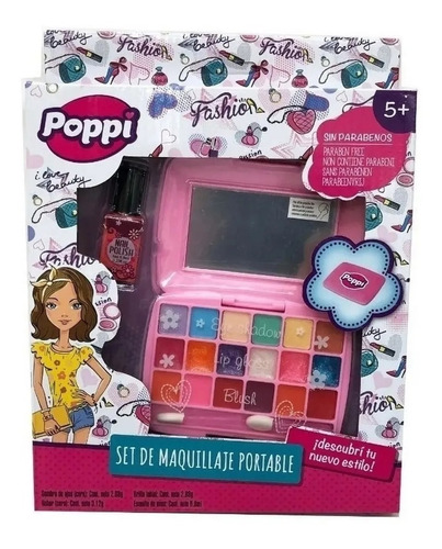 Set De Maquillaje Portable Poppi En Casa Valente
