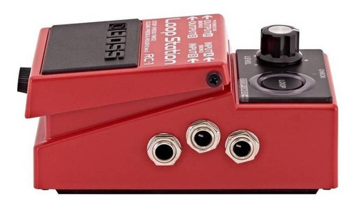 Imagen 3 de 4 de Pedal de efecto Boss Loop Station RC-1 rojo