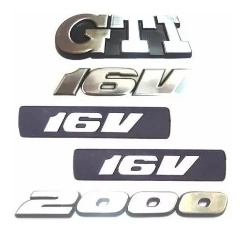 comprar Kit Emblemas Gol Gti 2000 16v - Gol Gti Bola Modelo Original