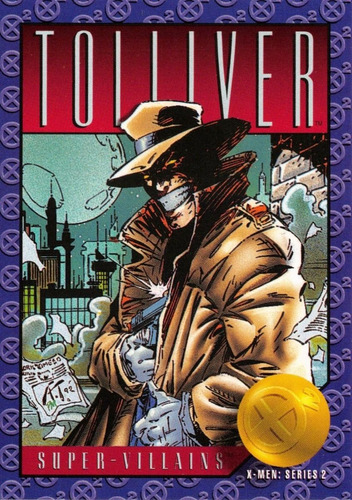 Estampa Tarjeta Marvel Xmen 1993 Series 2 Tolliver # 80