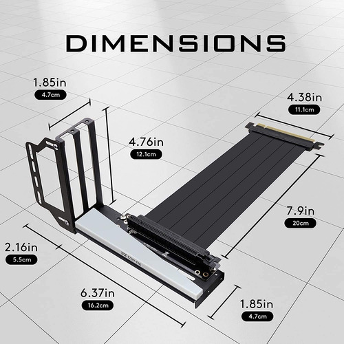 Soporte Del Soporte De Tarjeta Gráfica Vertical Ezdiy-fab Co