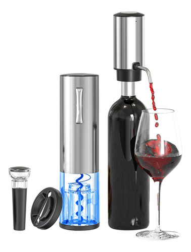 Bgfox Kit De Abridor De Botellas De Vino Electrico Con Sacac