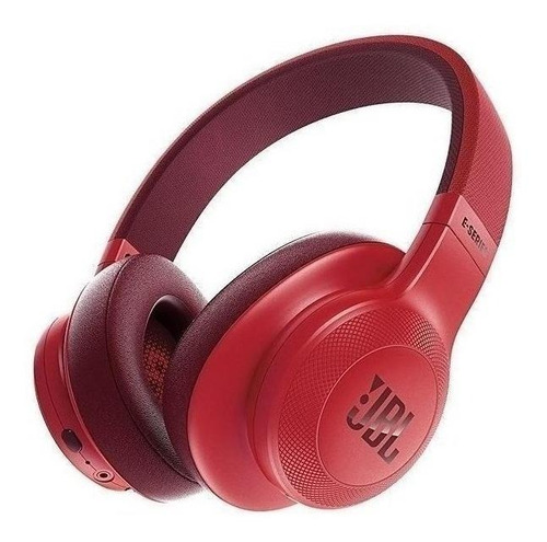 Fone de ouvido over-ear sem fio JBL E55BT JBLE55BT vermelho