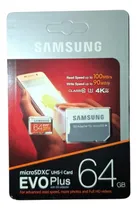 Comprar Tarjeta Memoria Micro Sd Samsung Evo Plus 64gb Class 10 4k