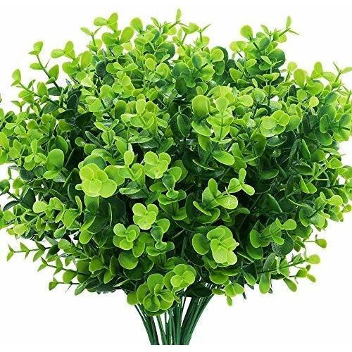 Tallos De Boj Artificial Planta Falsa 6 Piezas Grandes,...