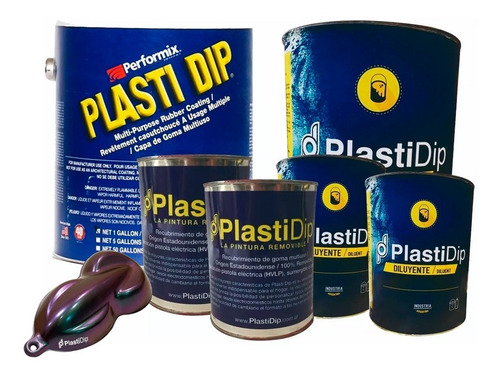 Kit Pintura Removible Plasti Dip Auto Chico Color Camaleón