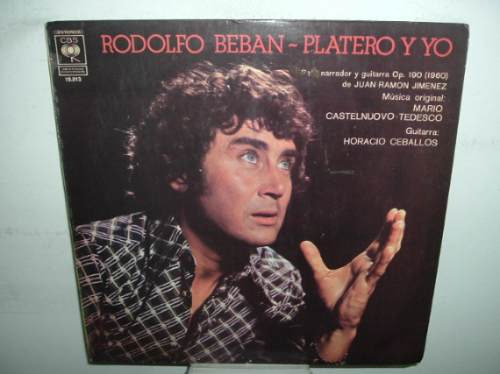 Rodolfo Beban Platero Y Yo Vinilo Argentino Promo