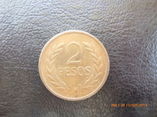 Moneda Colombia 2 Pesos 1977 (x711