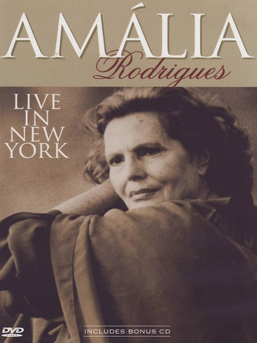 1 Dvd + 1 Cd     Amália Rodrigues    Live In New York 