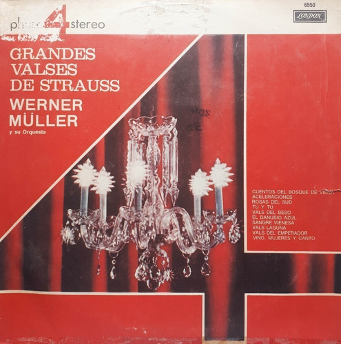 Werner Muller Y Su Orquesta - Grandes Valses De Strauss Lp