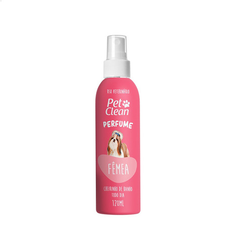 Perfume Para Cães E Gatos Banho Fragrâncias Pet Clean 120ml