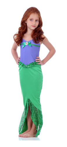 Fantasia Ariel Vestido Infantil - Disney
