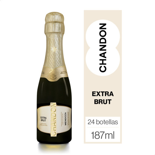 Chandon Mini Extra Brut Caja 24 unidades 187ml