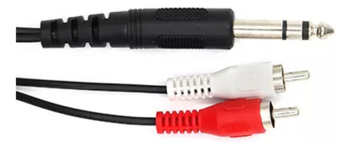 Cabo De Audio Profissional P10st X 2 Plug Rca Starcable 3 Mt