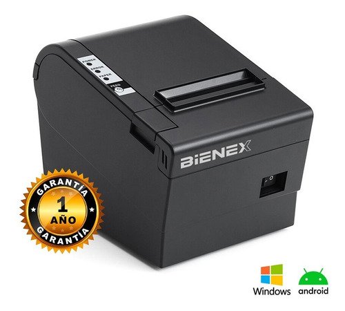 Imagen 3 de 6 de Impresora Ticketera Termica 80mm Usb Bluetooth Bienex