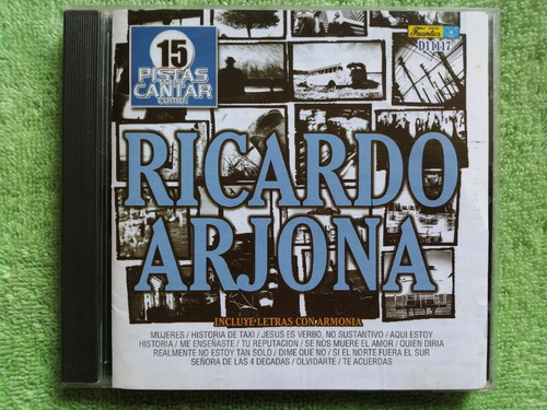 Eam Cd 15 Pistas Para Cantar Como Ricardo Arjona 2002 Karaok