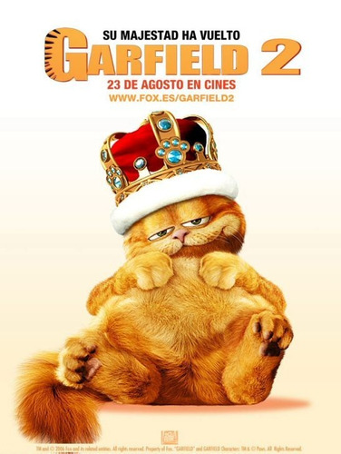 Garfield 2 Pelicula Seminueva