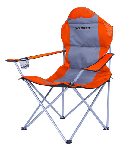 Silla Sillon Plegable Camping Respaldo Alto Reforzad Kushiro