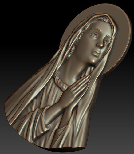 Escultura Divina De La Virgen María.