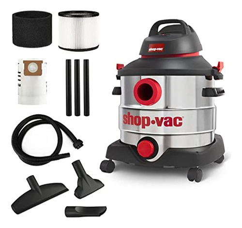 Shop-vac 8 Galones 6.0 Peak Hp Wet/dry Aspiradora, Tanque De