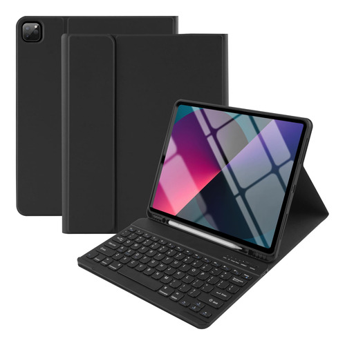 Taiyang Funda Para iPad Pro 12.9 Con Teclado, Funda De Tecla