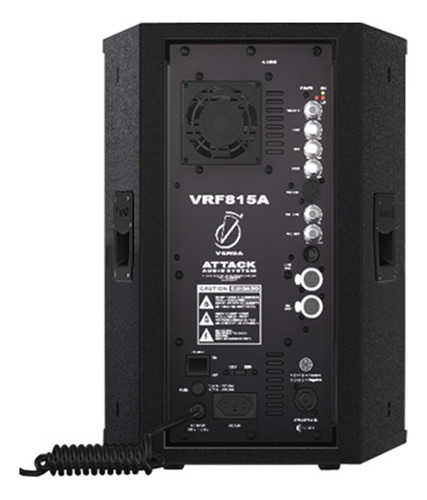 Caixa Amplificada Attack Vrf 815 Ativa 150w Rms Falante 8