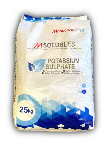 Fertilizante Sulfato De Potasio Soluble X 25 Kg