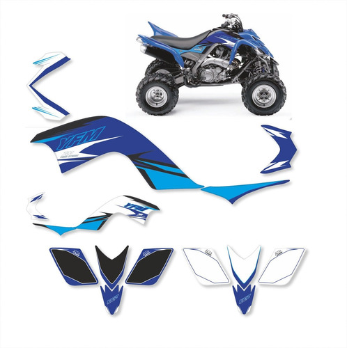 Adesivo Quadriciclo Compatível Yamaha Raptor 700 2006 0,60mm