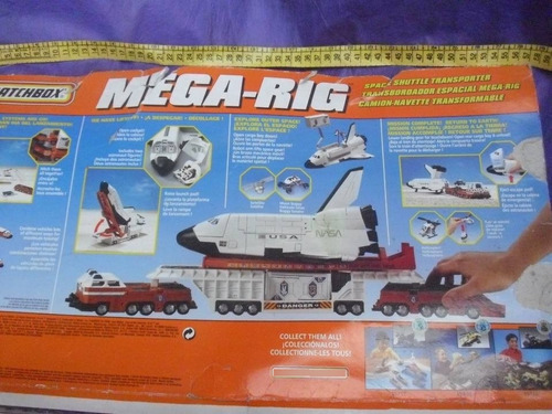 Matchbox Mega Rig Space Shuttle Mattel Nave Hot Wheels 1997 (Usado)