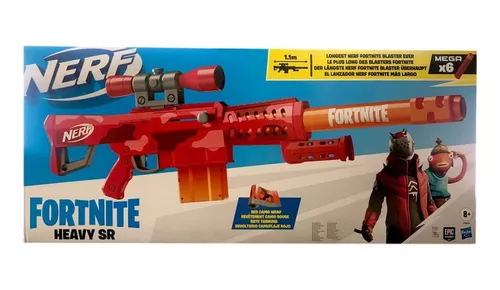 NERF Lança Dardos Fortinite Heavy SR - O Maior Lançador Fortnite