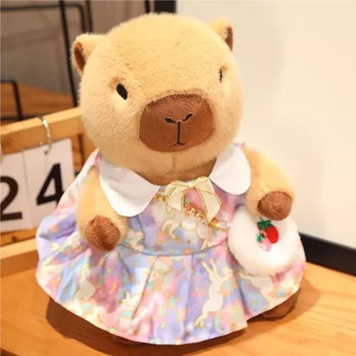 Peluche Capibara Animal Capybara Niños Con 7 Accesorios.sl1