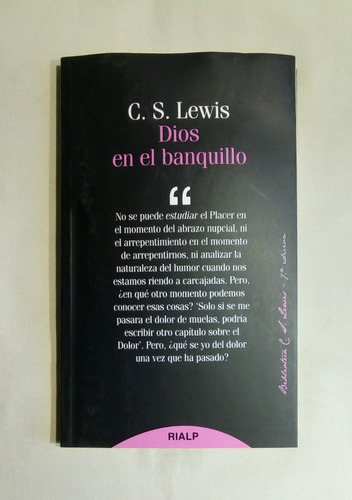 Dios En El Banquillo.                           C. S. Lewis.