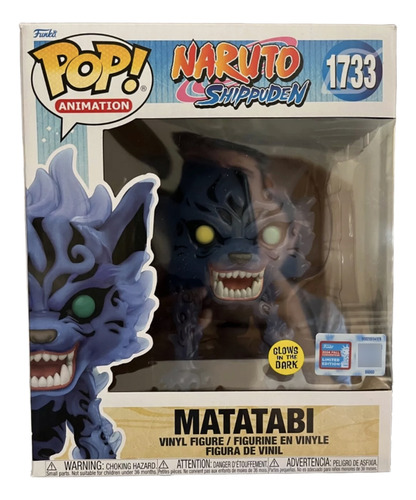 Funko Pop Matatabi #1733 Nycc 2024 Convenção de outono Naruto