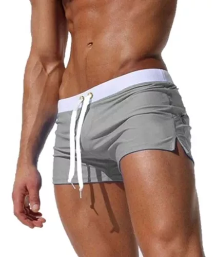 Traje De Baño Tipo Short Deportivo