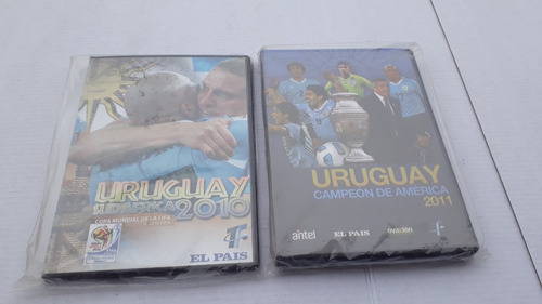 2 Dvd: Uruguay Campeon De Copa America 2011 Y Sudafrica 2010