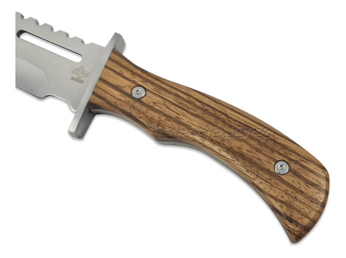 Facão Esportivo Taue K-308 (41cm) Com Bainha E Cabo Madeira