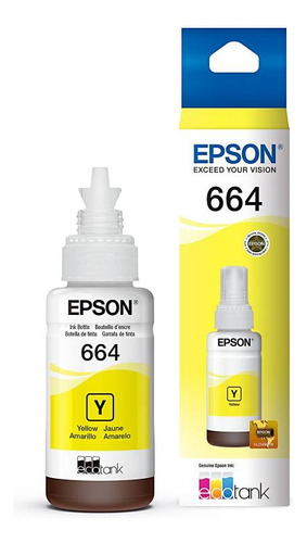 Tinta Epson T664 Para L110 L200 L210 L300 L350 L355