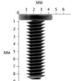 Tornillo Cabeza Oblea Zinc Para Ordenador Portatil 500 X In