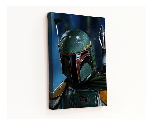 Cuadro Moderno Star Wars Boba Fett Serie Cazarrecompensas