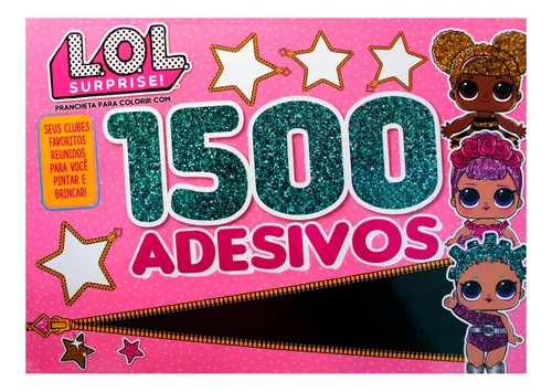L.O.L. Surprise! OMG - Prancheta para Colorir com 1500 Adesivos