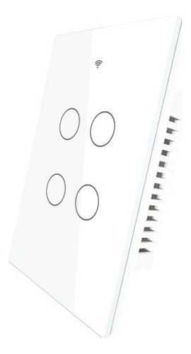 Interruptor Zigbee Tuya 4 Teclas Branco