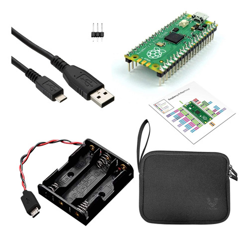 Vilros Raspberry Pi Pico - Kit Basico De Inicio Con Cabezal