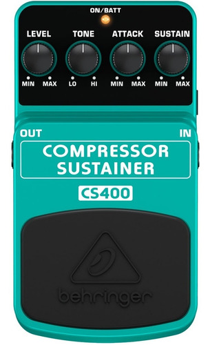 Pedal Compressor Sustainer Behringer Cs400 Guitarra Baixo