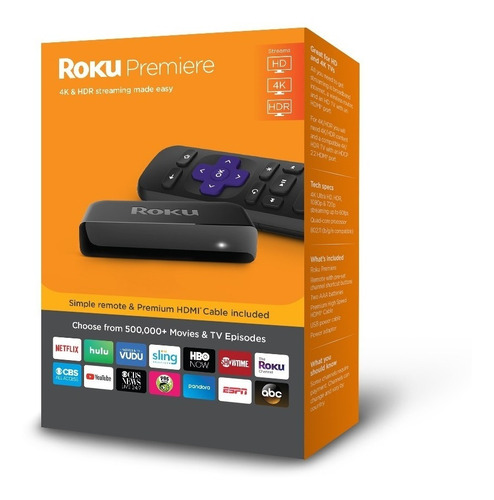 Roku Premiere  4k Nuevo Sellado No Chromecast