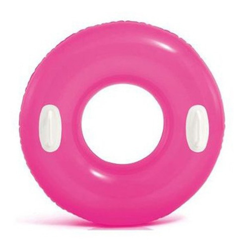 Inflable Aro Circular Intex  Para Pileta Con Asas 76 Cm Rosa