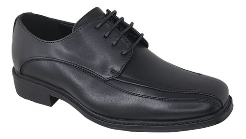 Zapato Formal De Vestir Con Cordon Adolecentes 3215 Negro