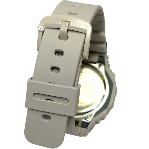 Reloj Casio G-shock GMA-S2100NC-4ADR, correa de protección con núcleo de carbono, bisel gris, fondo amarillo
