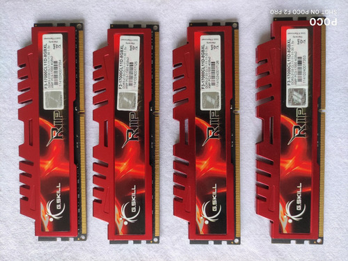 Imagem 1 de 1 de Ddr3 16gb - 4x4gb - 2133mhz - Ripjaws X F3-17000cl11d-8gbxl